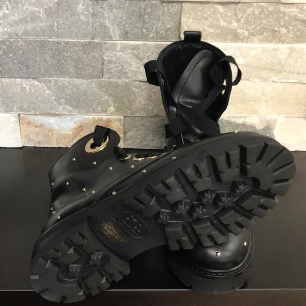 AGL Studded Combat Boot - Picture 9 of 11